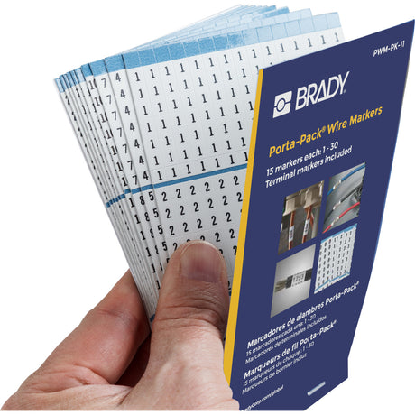 Porta-Pack Hefte mit Kabelkennzeichnungsetiketten