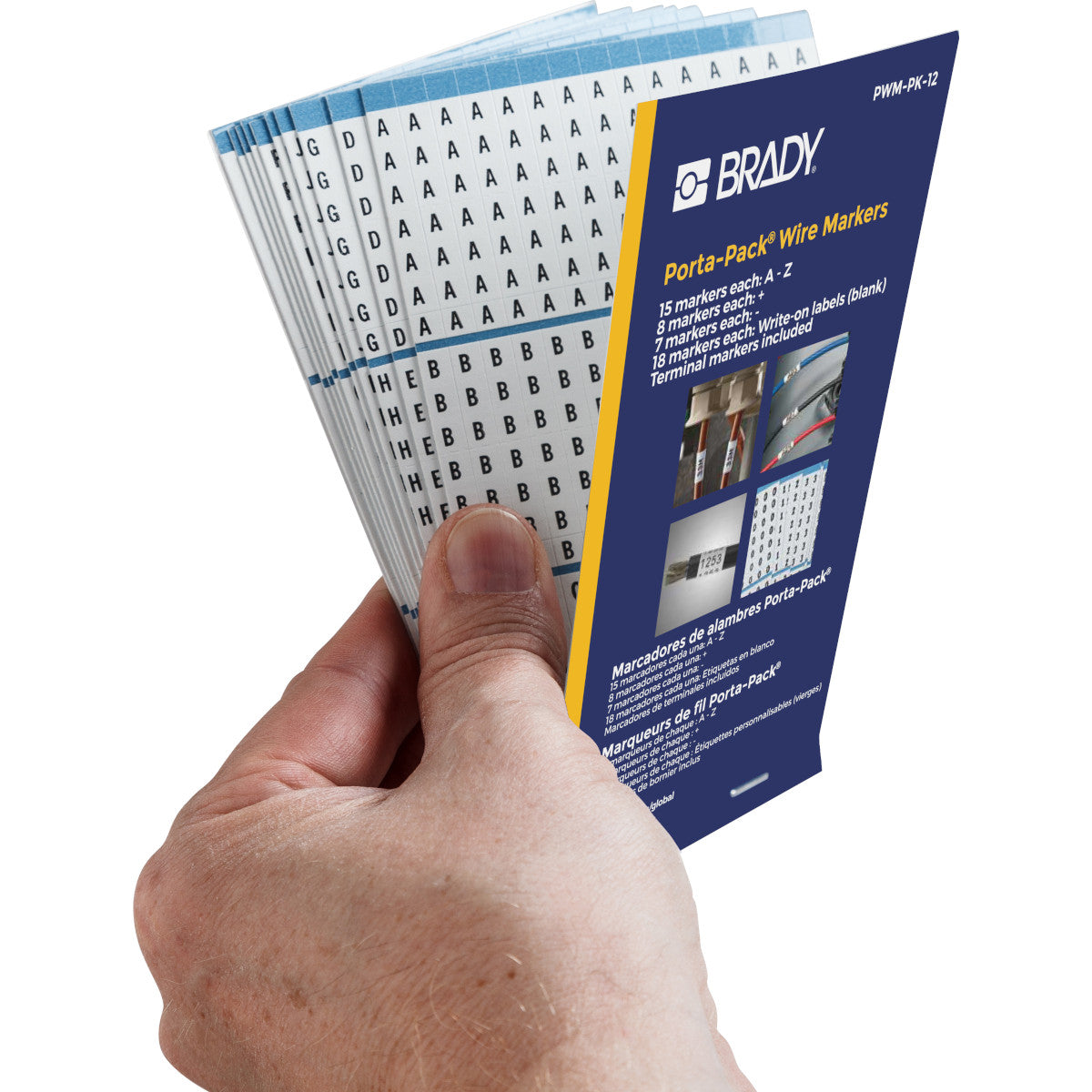 Porta-Pack Hefte mit Kabelkennzeichnungsetiketten