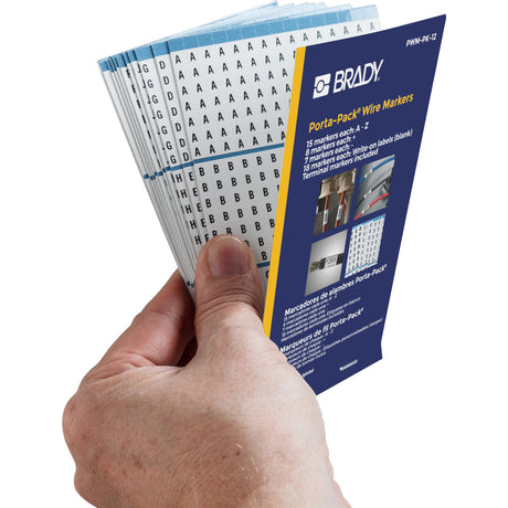 Porta-Pack Hefte mit Kabelkennzeichnungsetiketten