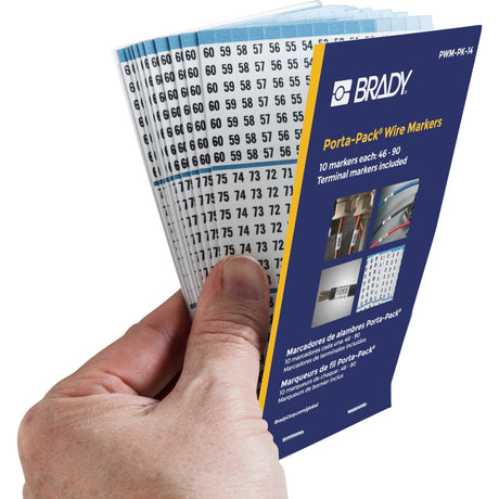 Porta-Pack Hefte mit Kabelkennzeichnungsetiketten