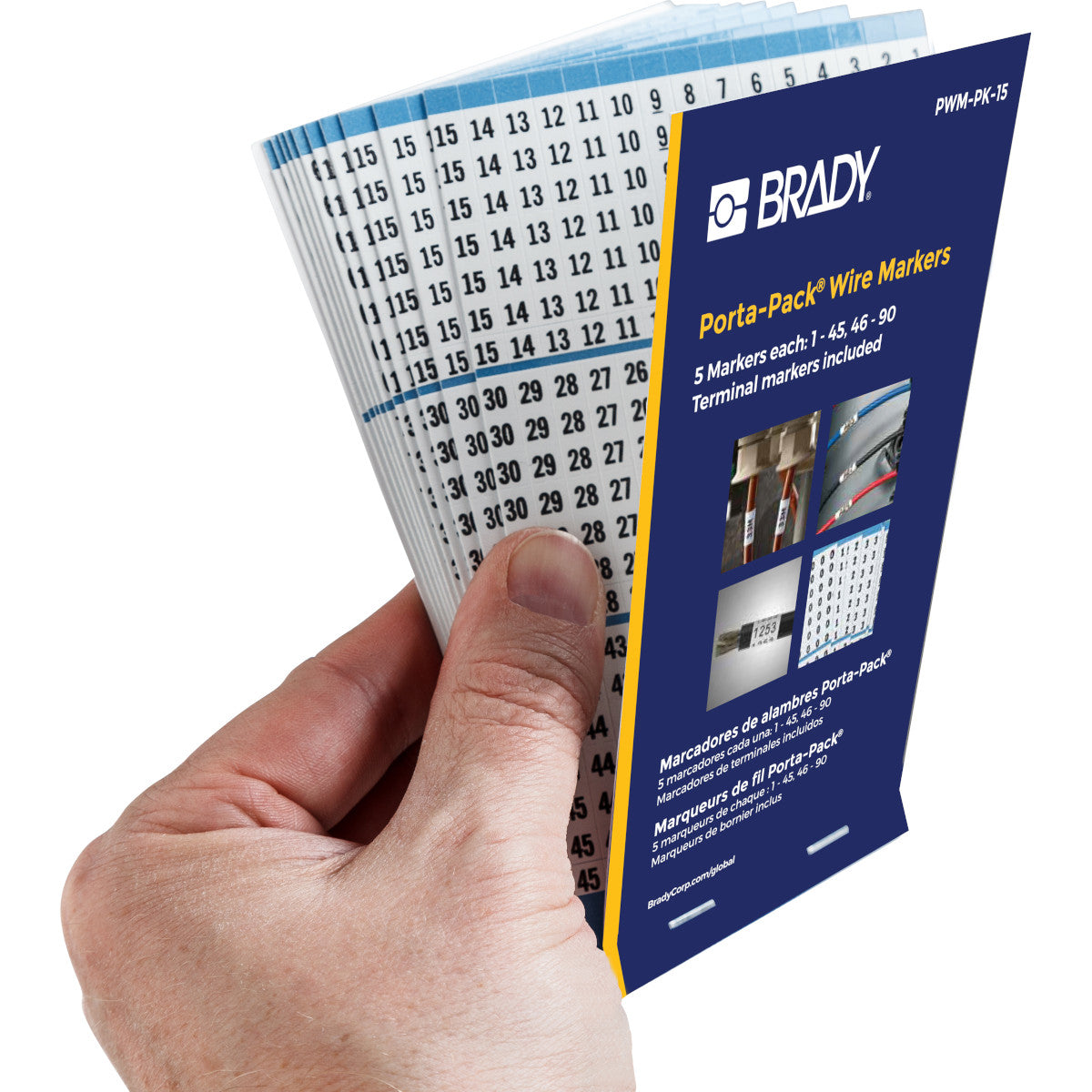 Porta-Pack Hefte mit Kabelkennzeichnungsetiketten