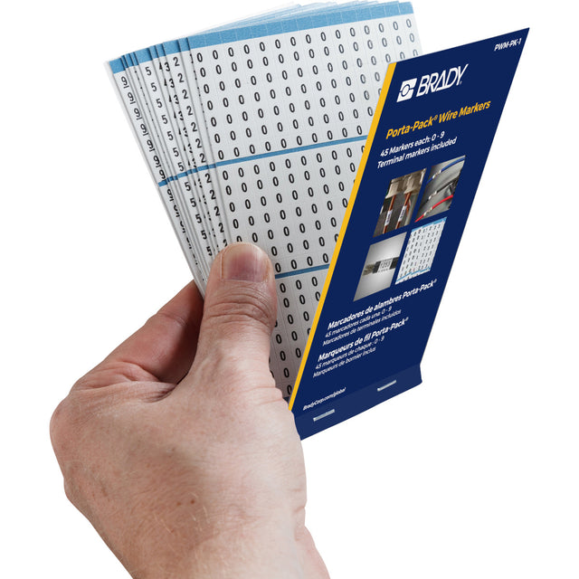 Porta-Pack Hefte mit Kabelkennzeichnungsetiketten