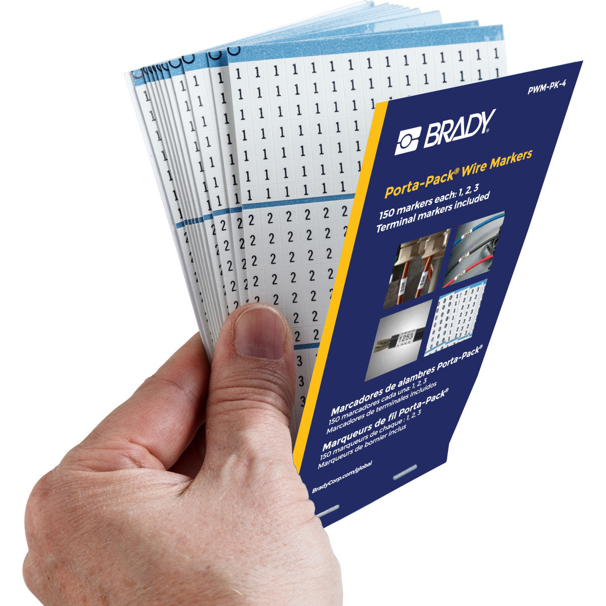 Porta-Pack Hefte mit Kabelkennzeichnungsetiketten