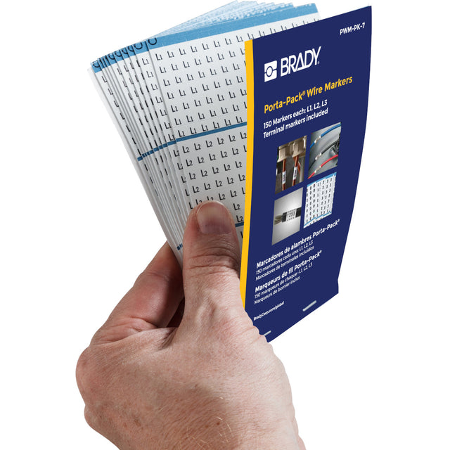 Porta-Pack Hefte mit Kabelkennzeichnungsetiketten