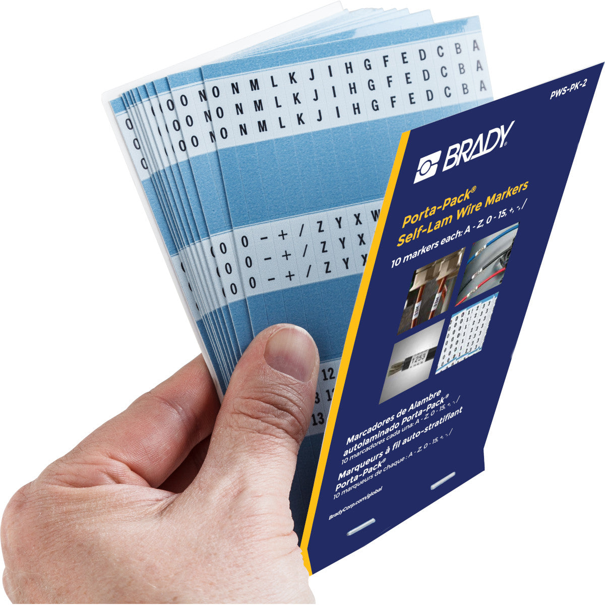 Porta-Pack Hefte mit Kabelkennzeichnungsetiketten – Selbstlaminierende Kennzeichnungsetiketten