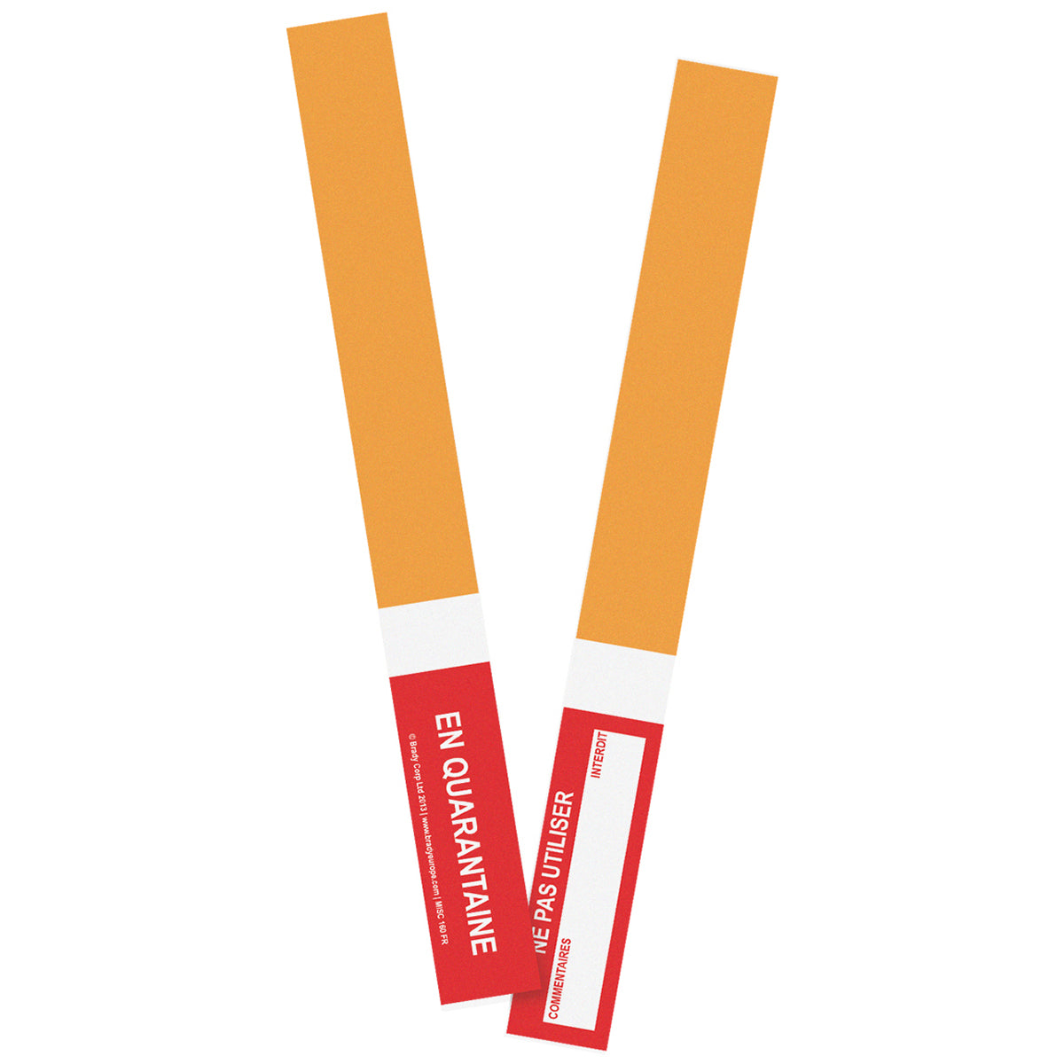 Etiquette de quarantineine (product francophone)