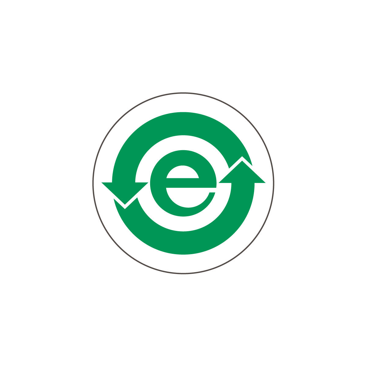 Chinesische RoHS-Etiketten - E-Symbol