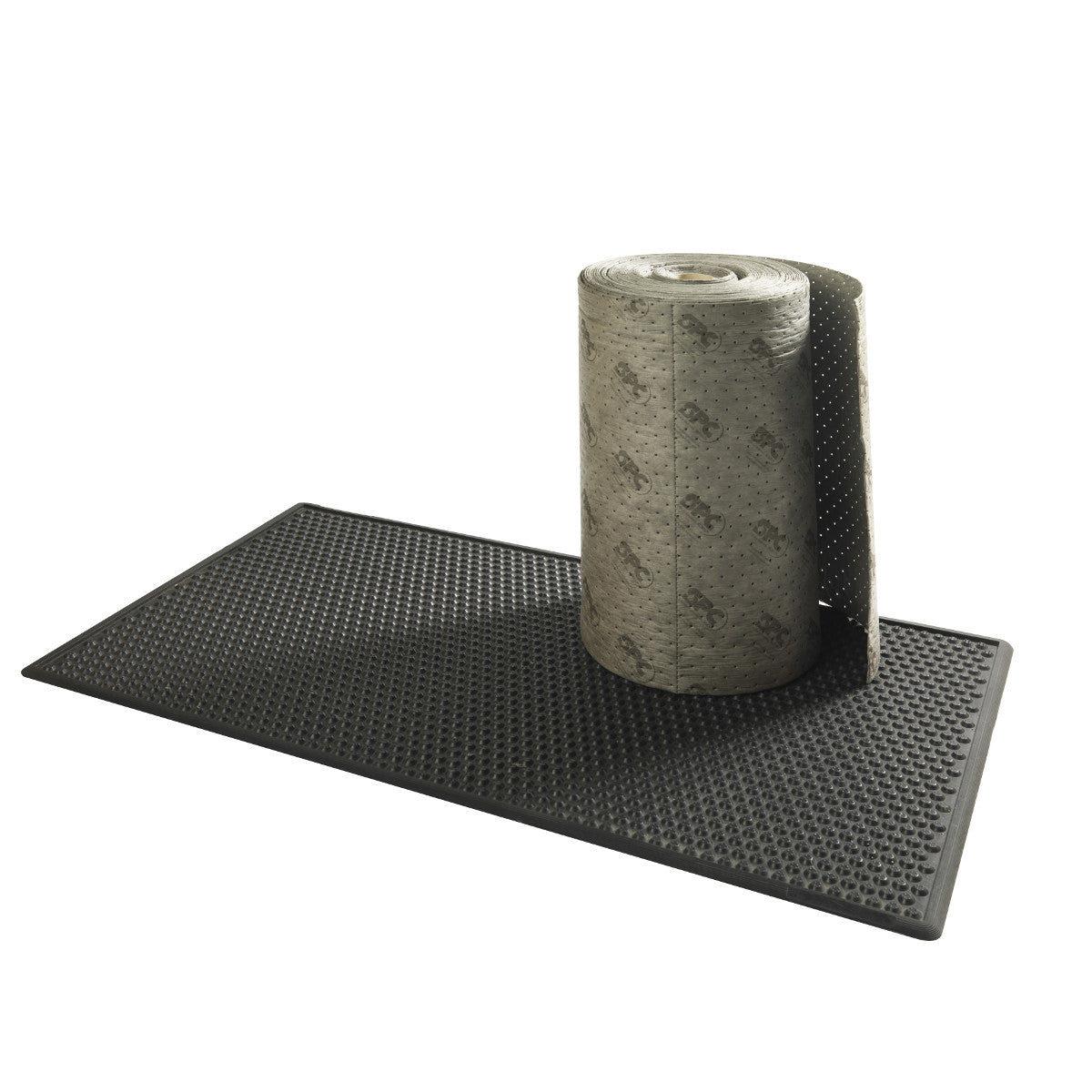 KIT D'ENTRETIEN - Comprend 1 rouleau perforé de dimensions 76 cm x 46 m et 1 tapis de base amortissant de dimensions 82 cm x 152 cm