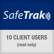 SafeTrak-Paket für 10 Clientanwender (schreibgeschützt)