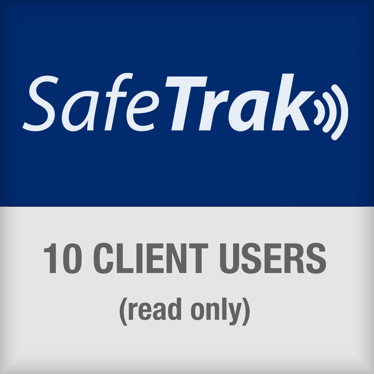 SafeTrak-Paket für 10 Clientanwender (schreibgeschützt)