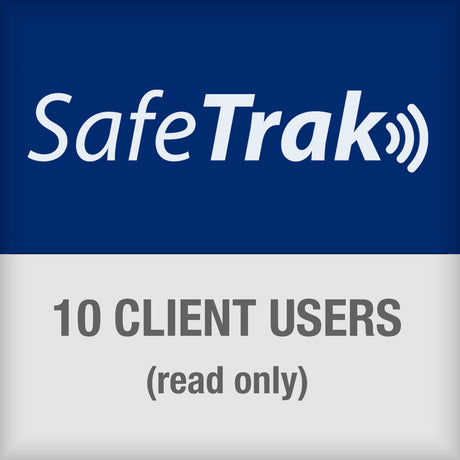 SafeTrak-Paket für 10 Clientanwender (schreibgeschützt)