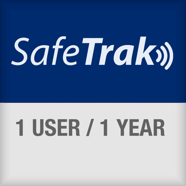 SafeTrak-Abonnement für den Zugriff auf das Cloudsystem für 1 Anwender für 1 Jahr