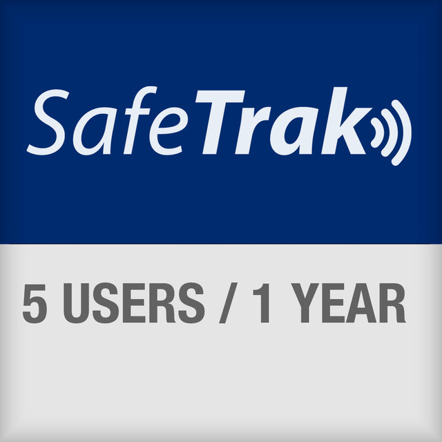 SafeTrak-Abonnement für den Zugriff auf das Cloudsystem für bis zu 5 Anwender für 1 Jahr