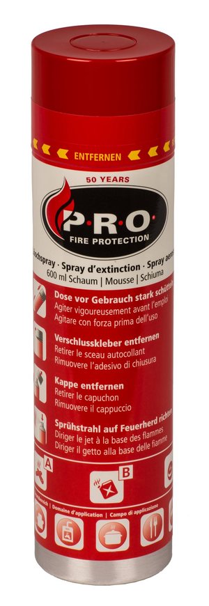 Spray extincteur à mousse Gloria Pro