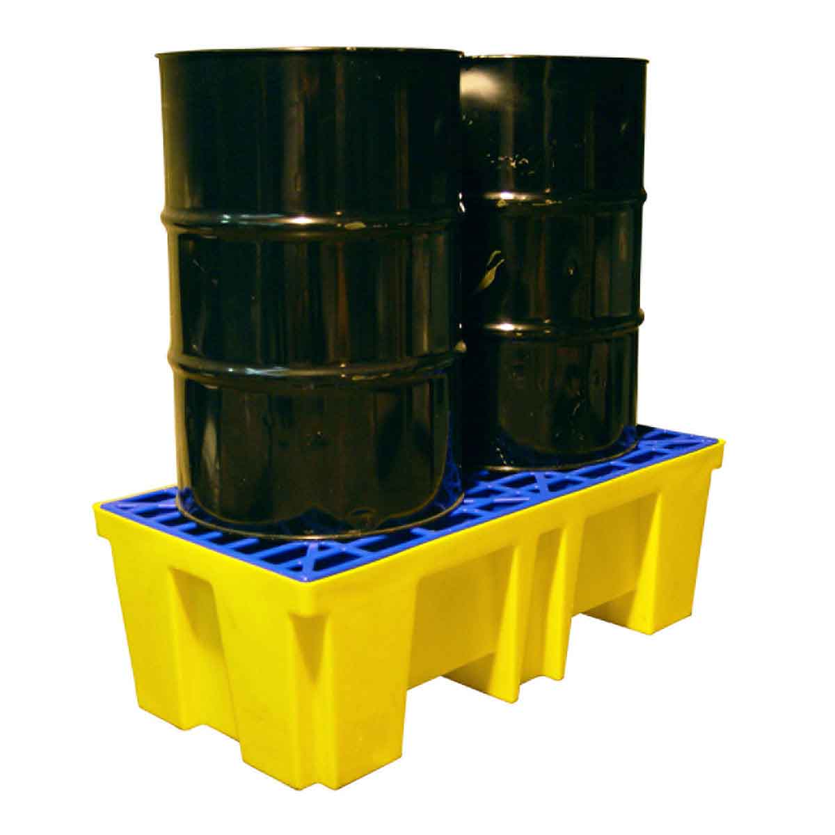 AUFFANGPALETTE, 2 Fässer, 132 (L) נ66 (B) נ43 (H) cm, 260 Liter