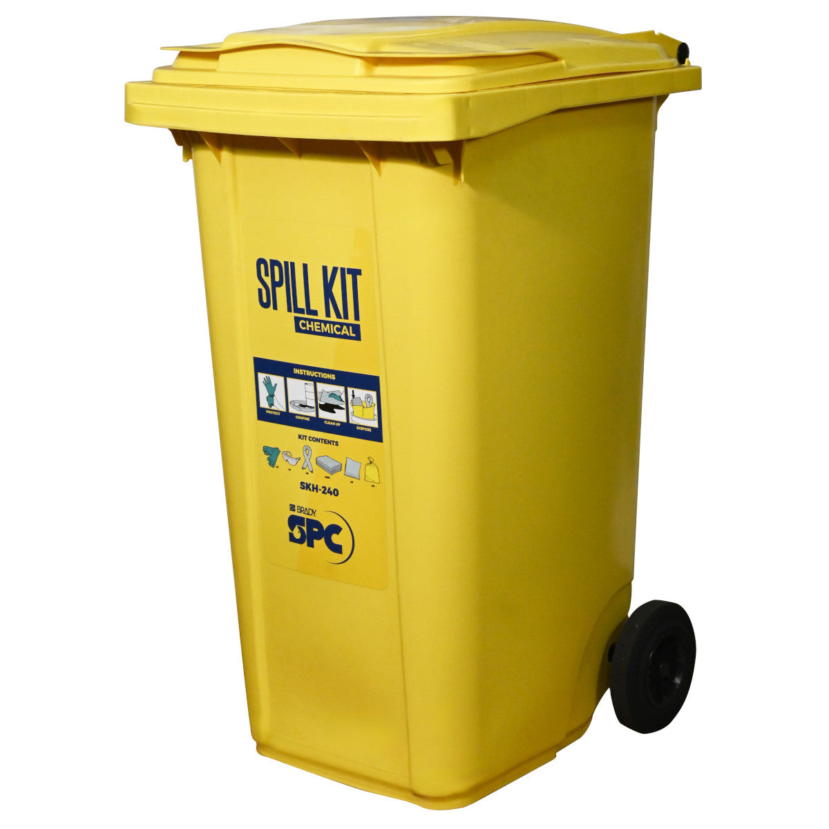 ENSEMBLE DE POUBELLES MOBILES, produits chimiques