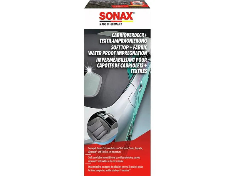 Sonax convertible top and textile waterproofing