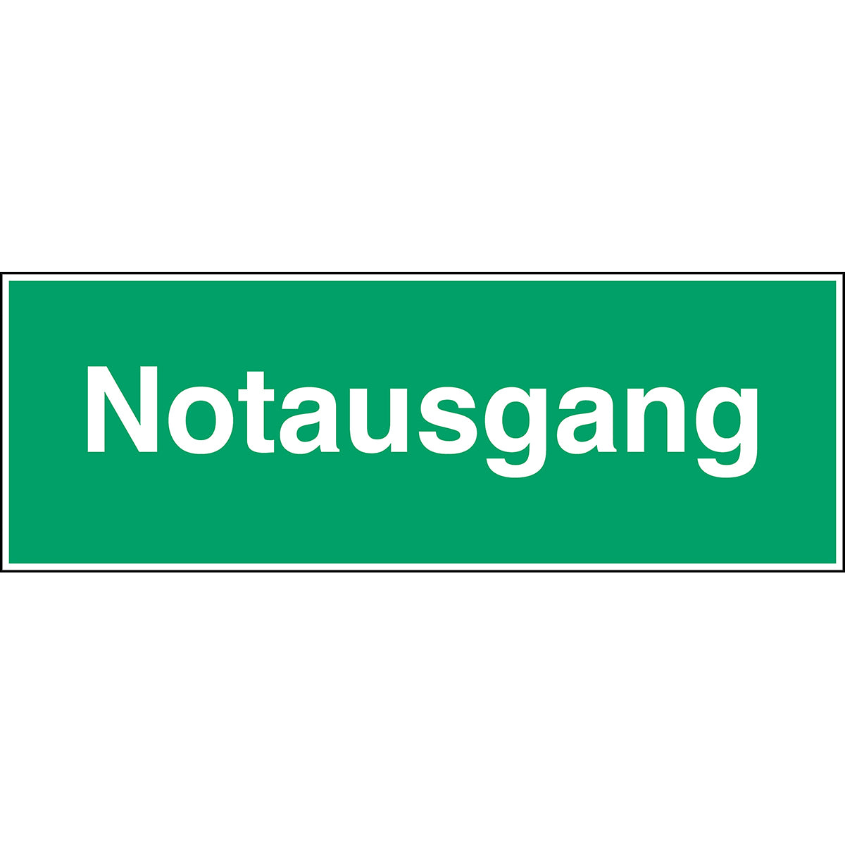 Fluchtwegkennzeichnung - Notausgang