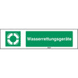 ISO-Sicherheitsschild – Wasserrettungsgeräte