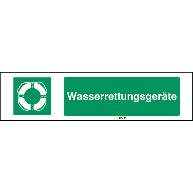 ISO-Sicherheitsschild – Wasserrettungsgeräte