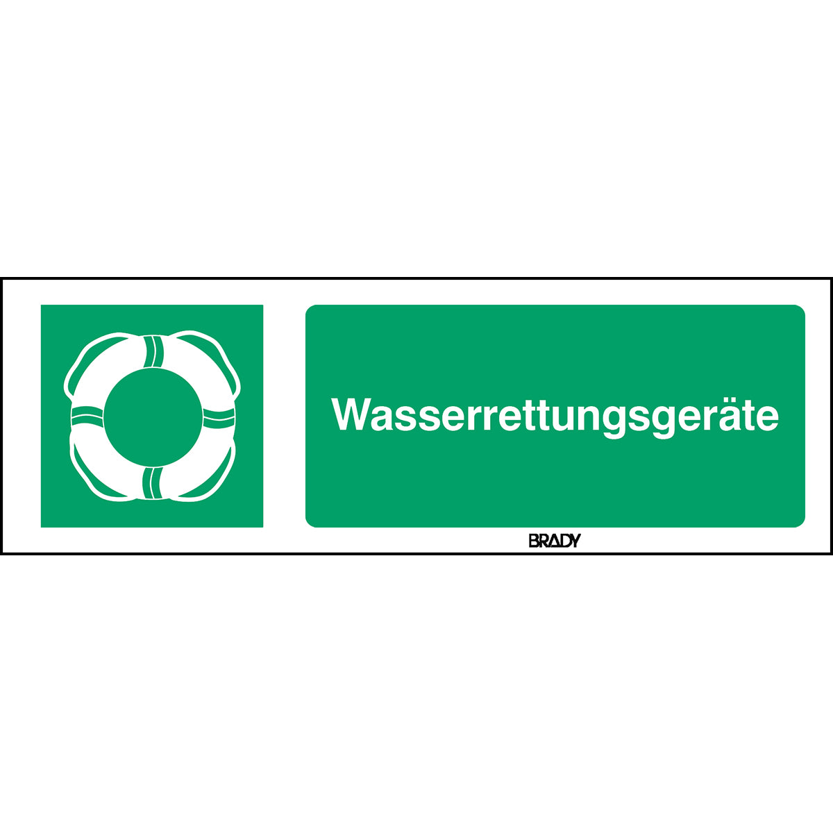 ISO-Sicherheitsschild – Wasserrettungsgeräte