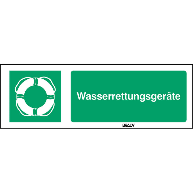 ISO-Sicherheitsschild – Wasserrettungsgeräte