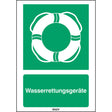 ISO-Sicherheitsschild – Wasserrettungsgeräte