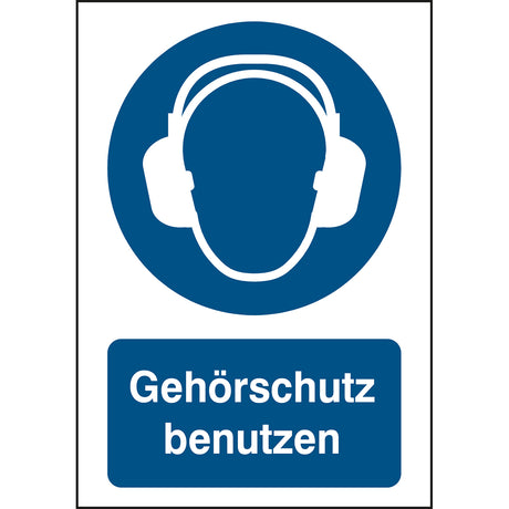 ISO Sicherheitskennzeichnung - Gehörschutz benutzen