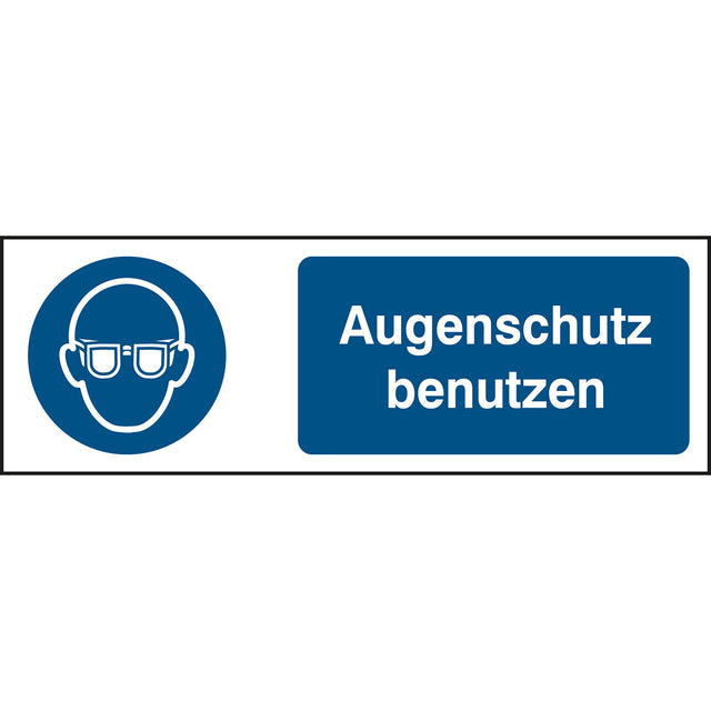 ISO Sicherheitskennzeichnung - Augenschutz benutzen
