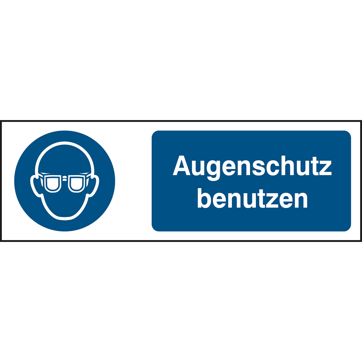 ISO Sicherheitskennzeichnung - Augenschutz benutzen