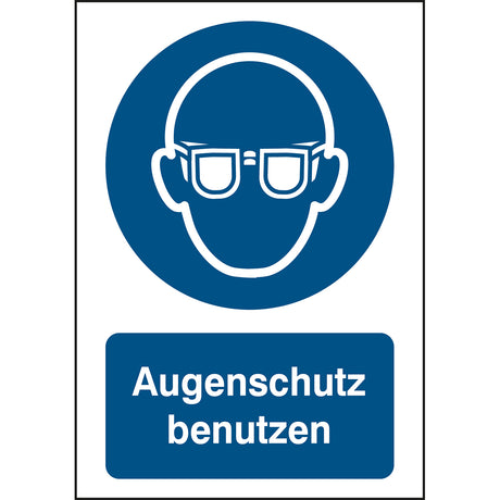 ISO Sicherheitskennzeichnung - Augenschutz benutzen