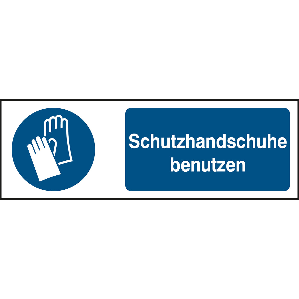 ISO Sicherheitskennzeichnung - Handschutz benutzen
