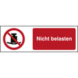 ISO Sicherheitskennzeichnung - Nicht belasten