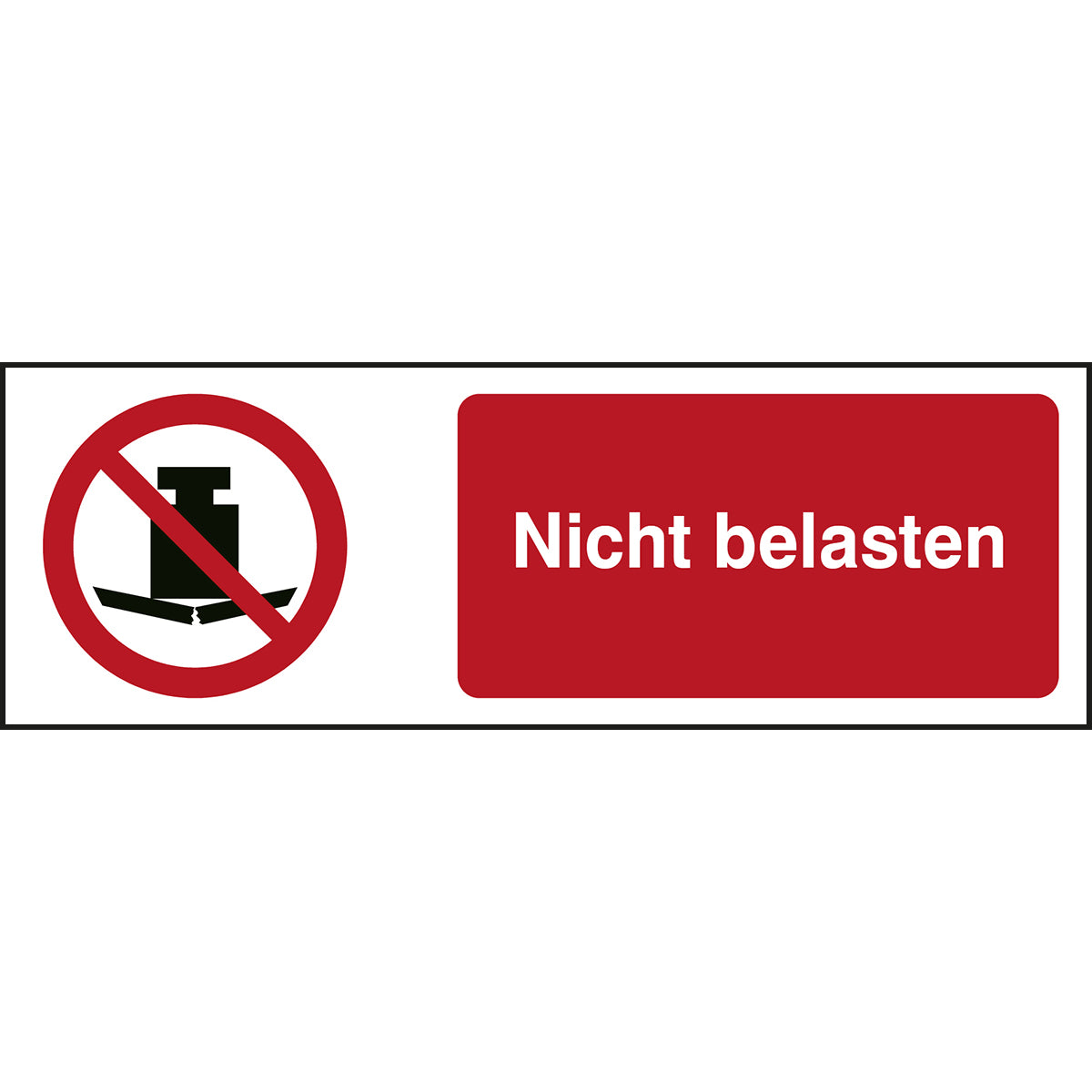 ISO 7010 symbol - Do not load