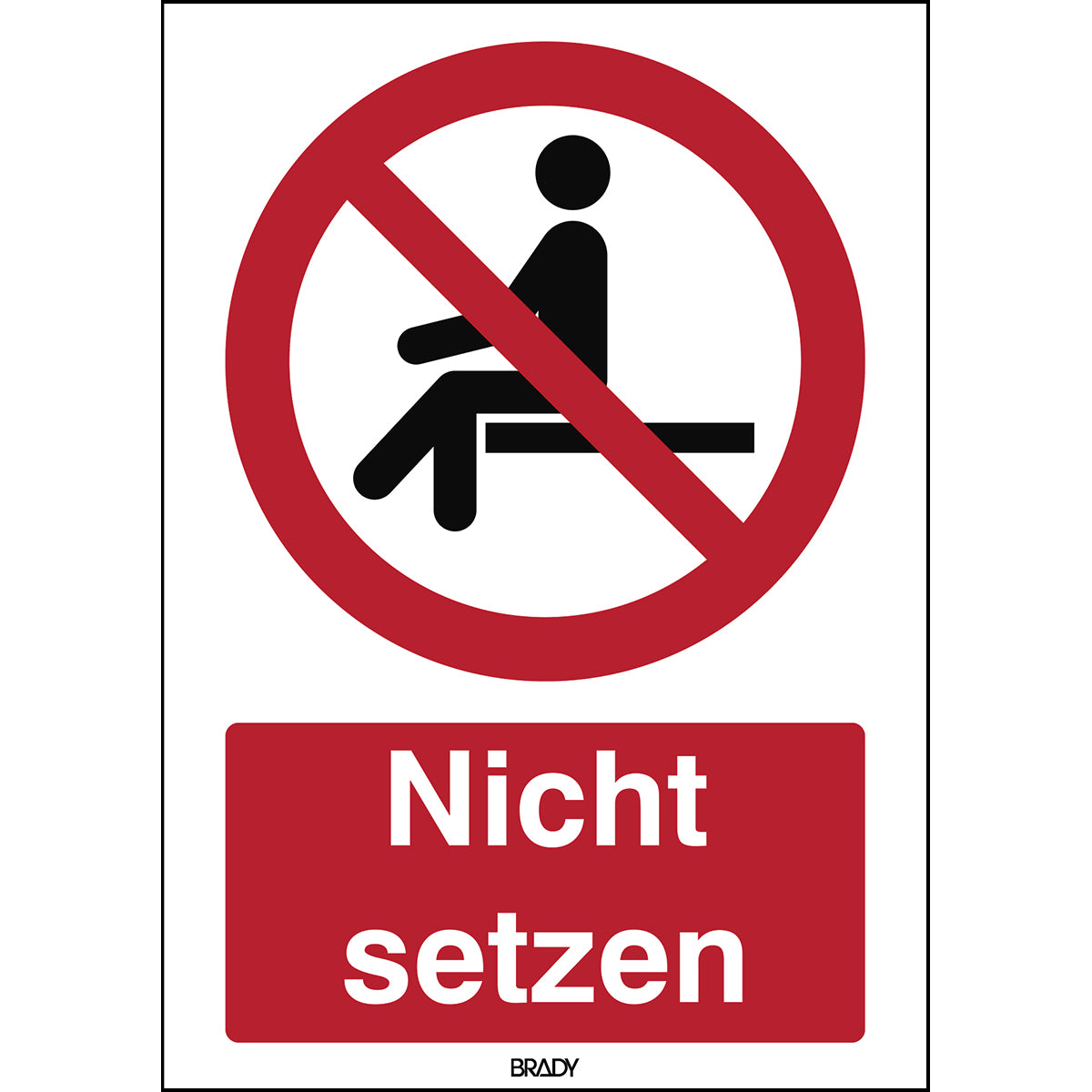 ISO 7010 character - Do not set