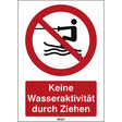 ISO Sicherheitskennzeichnung - Keine persönlichen Wasserfahrzeuge