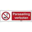 ISO Sicherheitskennzeichnung - Parasailing verboten