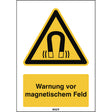ISO Sicherheitskennzeichnung - Warnung vor magnetischem Feld