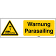 ISO Sicherheitskennzeichnung - Warnung Parasailing
