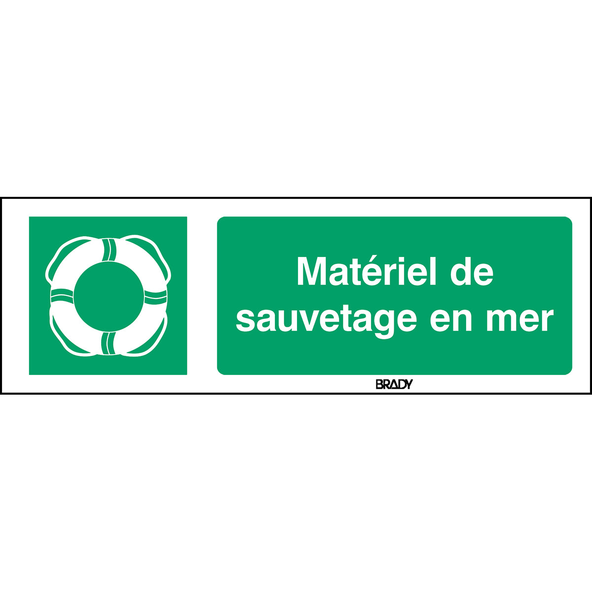 ISO-Sicherheitsschild – Wasserrettungsgeräte