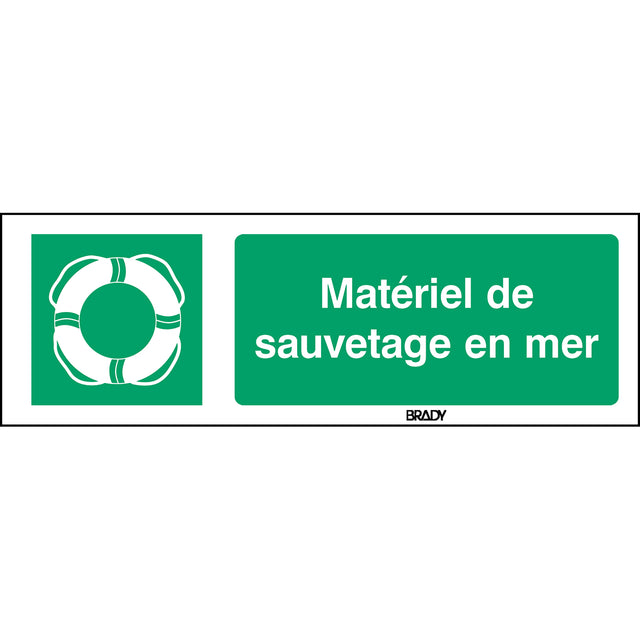 ISO-Sicherheitsschild – Wasserrettungsgeräte