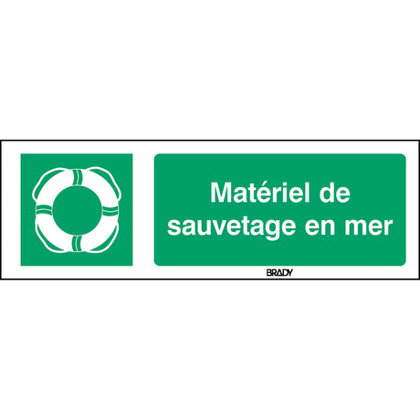 ISO-Sicherheitsschild – Wasserrettungsgeräte