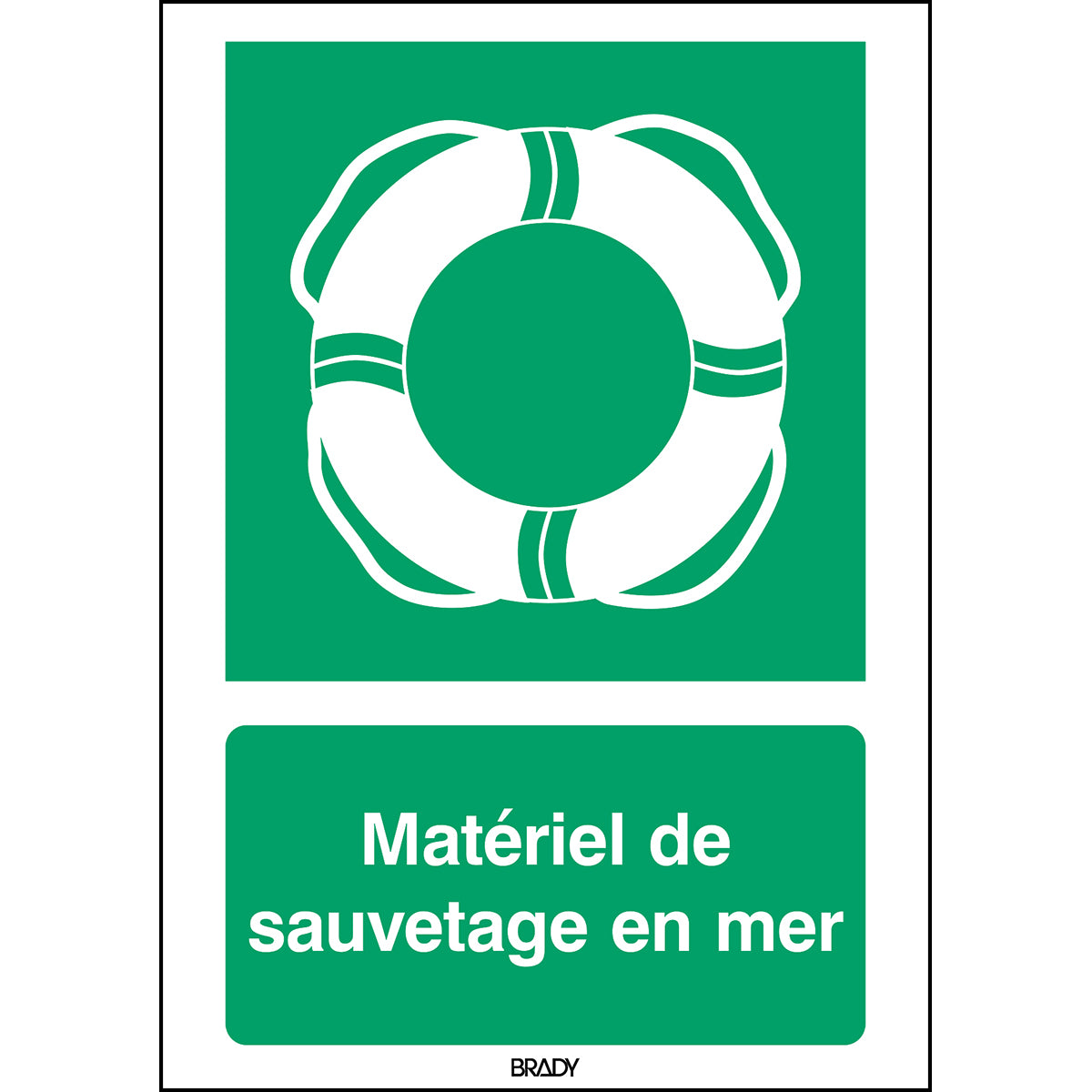 ISO-Sicherheitsschild – Wasserrettungsgeräte