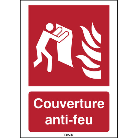Feuerlöschdecke – Sicherheitsschild – ISO 7010