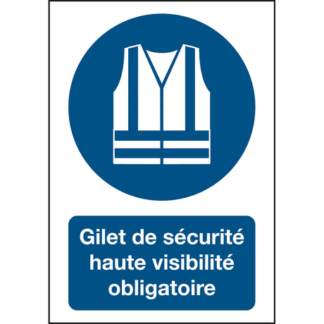 ISO Sicherheitskennzeichnung - Warnweste benutzen