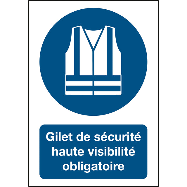 ISO Sicherheitskennzeichnung - Warnweste benutzen