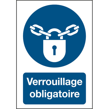 ISO Sicherheitskennzeichnung - Verschlossen halten