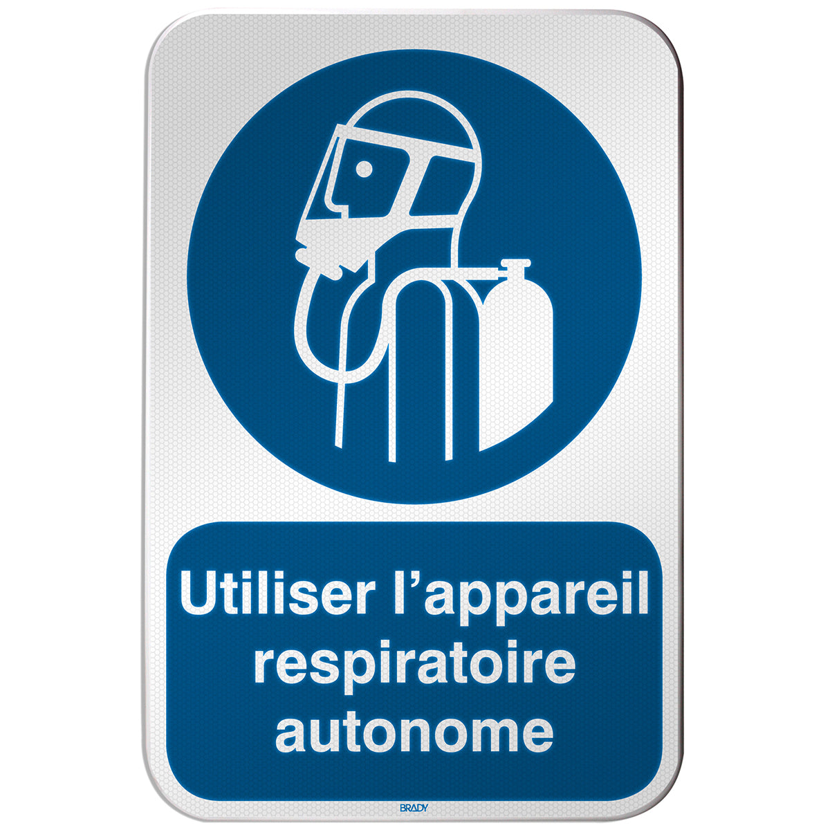 Signal de sécurité ISO - Porter un appareil respiratoire autonome