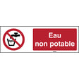 ISO Sicherheitskennzeichnung - Kein Trinkwasser