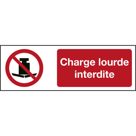 ISO Sicherheitskennzeichnung - Nicht belasten